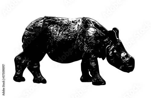 rhino silhouette
