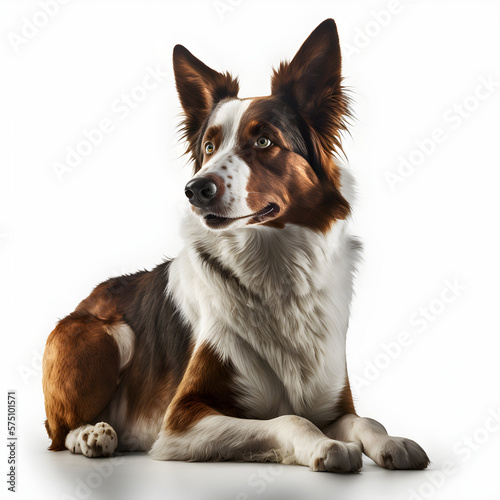 Tornjak dog with white background
