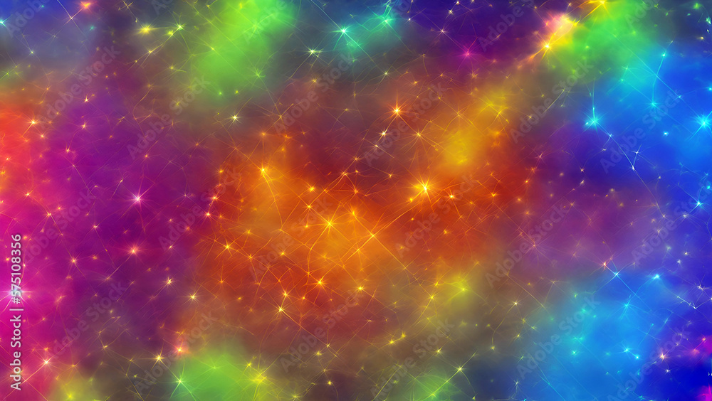 beautiful aurora prismatic light sky stary night abstract background with rainbow new quality universal joyful colorful stock image illustration wallpaper design, Generative AI beautiful aurora prismatic light sky stary night abstract background with rainbow new quality universal joyful colorful stock image illustration wallpaper design, Generative AI