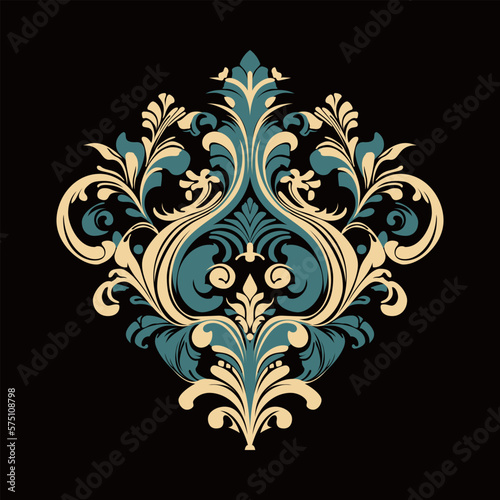 Damask Baroque Ornament