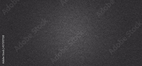 Panoramic black metal background and texture