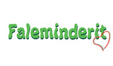 faleminderit - thank you written in Albanian - green color with heart - image, poster, placard, banner, postcard, ticket. png