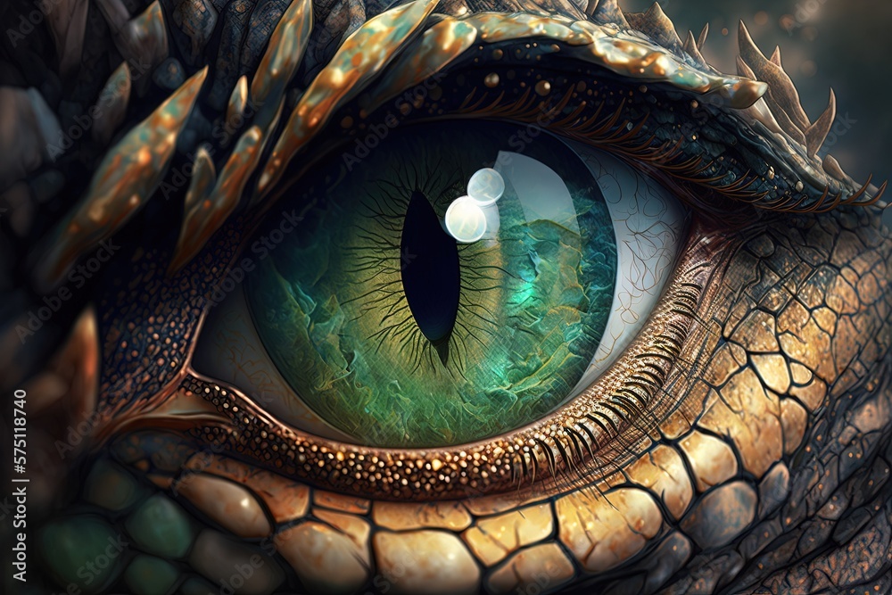 Insight Gained Through the Contemplation of a Dragon's Eye Generative AI