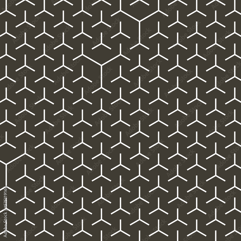 Hexagonal Maze pattern abstract illustration Hexagonal Maze pattern abstract illustration