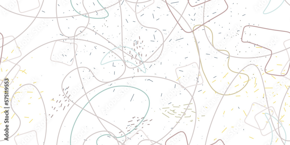 Chaotic Simple Seamless Pattern Textile One Line Chaotic Simple Seamless Pattern Textile One Line