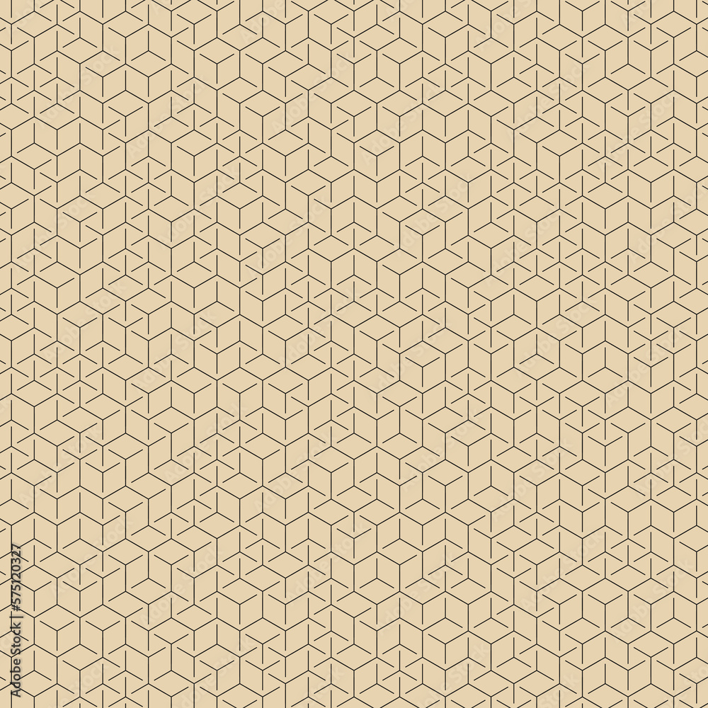 Hexagonal Maze pattern abstract illustration Hexagonal Maze pattern abstract illustration