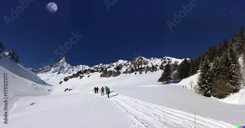 Ski de randonnée dans les Alpes Françaises