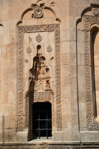 Halime Hatun Vault is a Seljuk mausoleum located in the Gevas district of Turkey. photo