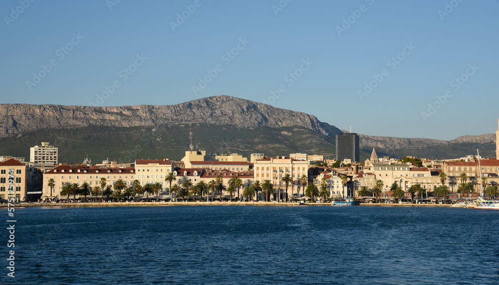 Split, Croatia. Urban landscape in summer. 