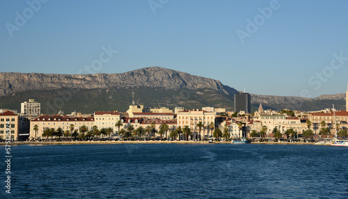 Split, Croatia. Urban landscape in summer. 