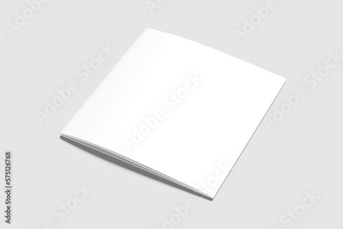 Square brochure mockup