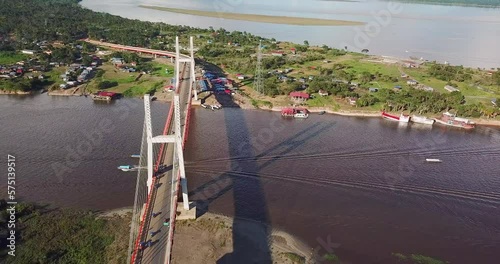 The largest road bridge in Peru, 