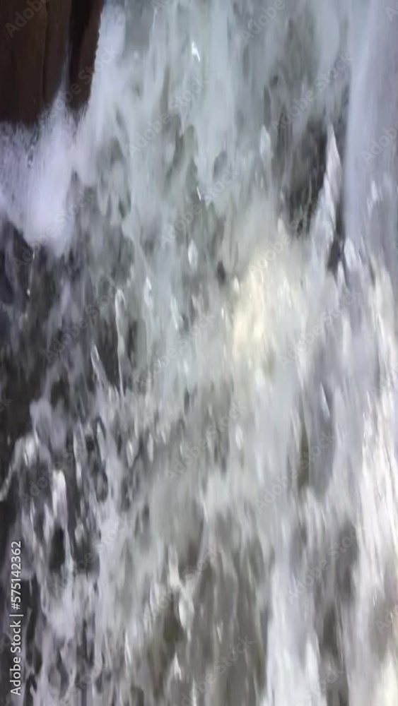 water flowing into the water water flowing into the water