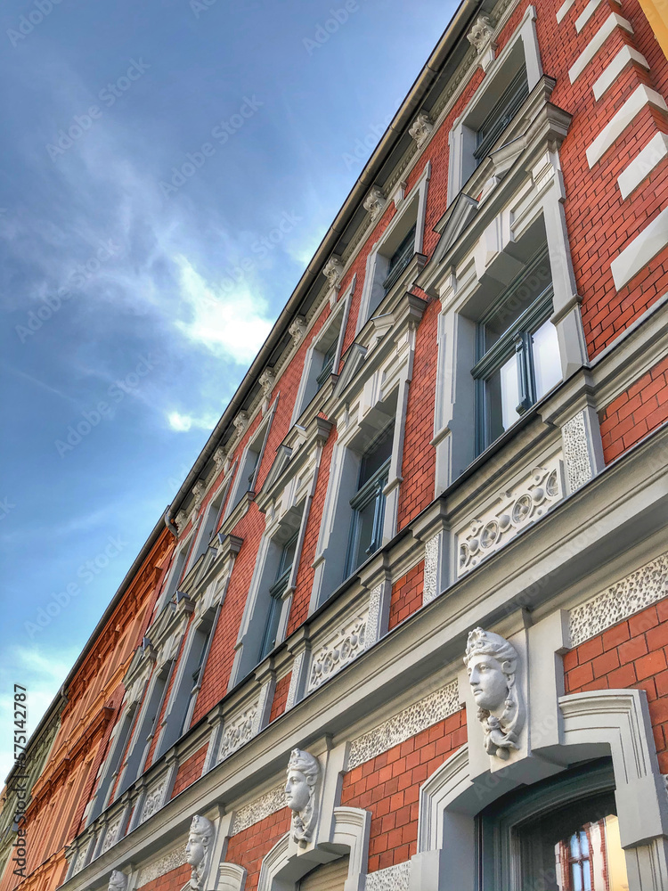 Low angle view of historical building in Cottbus Low angle view of historical building in Cottbus