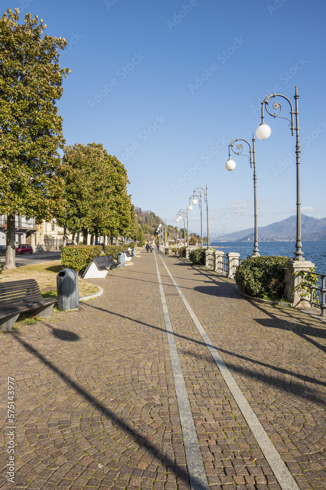 The beautiful promenade of Intra