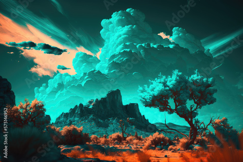 Turquoise Sky: A Stunning Sight to Behold