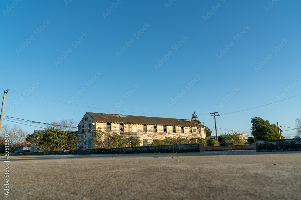 Abandoned residential property at the Alameda Naval Base Abandoned residential property at the Alameda Naval Base