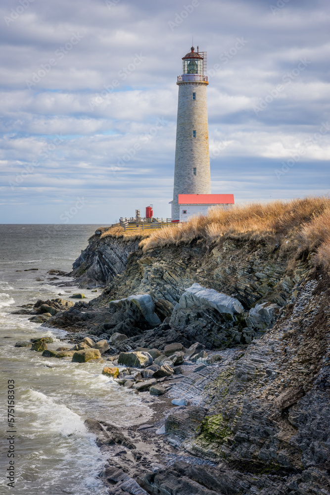 Cap-des-Rosiers Lighthouse, Gaspesie, Quebec, Canada