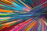Colorful lines background, A vibrant and dynamic background filled with energetic lines of varying thickness and hues, creating a sense of movement and liveliness.