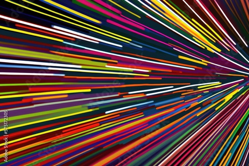 Colorful lines background  A vibrant and dynamic background filled with energetic lines of varying thickness and hues  creating a sense of movement and liveliness.