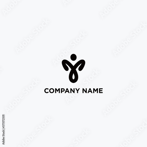 vector logo for sport in abstract style