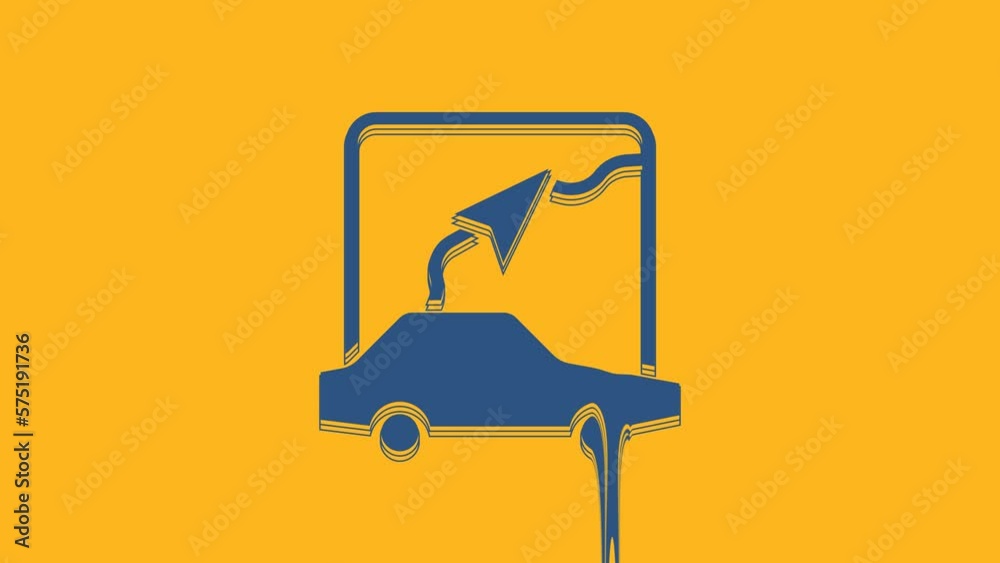 Blue Infographic of city map navigation icon isolated on orange background. Mobile App Interface concept design. Geolacation concept. 4K Video motion graphic animation Blue Infographic of city map navigation icon isolated on orange background. Mobile App Interface concept design. Geolacation concept. 4K Video motion graphic animation