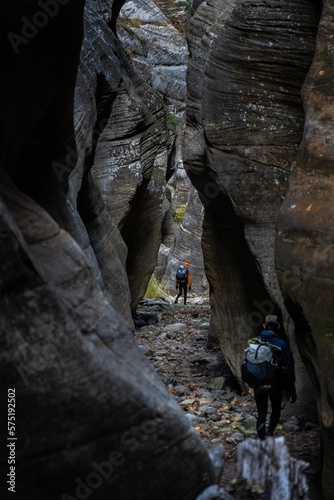 hiker in the cave © Aaron
