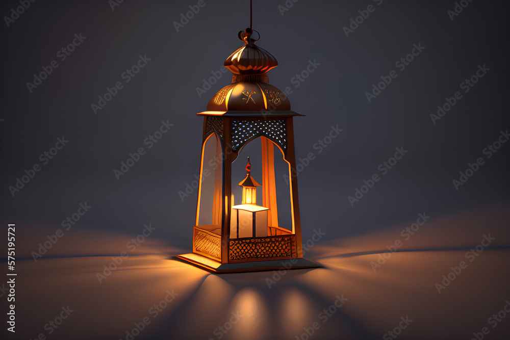 Fototapeta premium Enchanting Ramadan Magic Lanterns | High-Quality Ramadan-Themed Images for Your Creative Design Projects