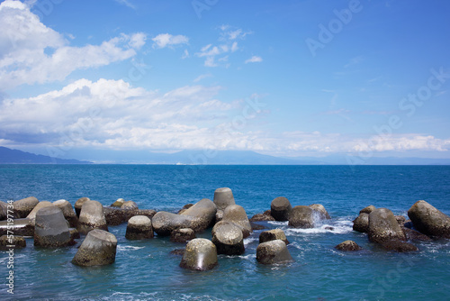 rocks in the sea