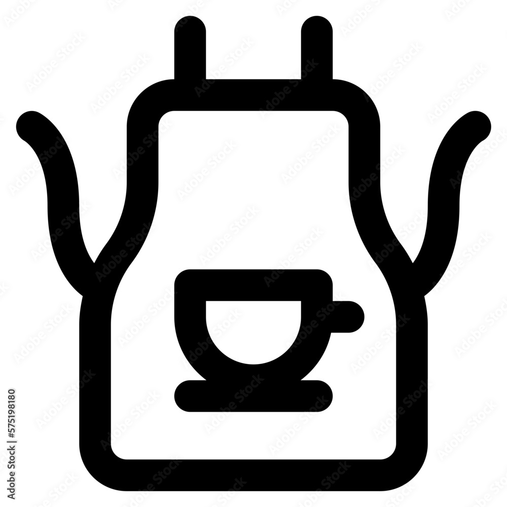 Obraz premium apron icon illustration
