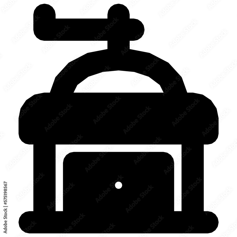 coffee grinder icon illustration coffee grinder icon illustration