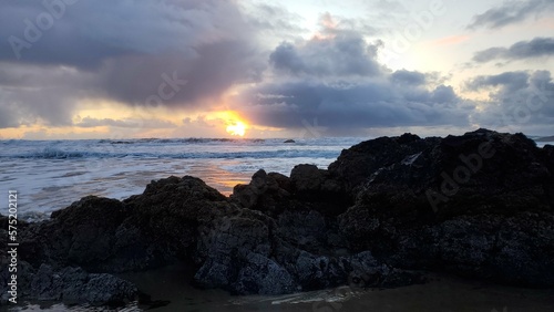 Pacific Ocean Beach in Oregon