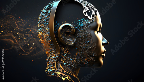 Ethereal Headphones in the Infinite Void