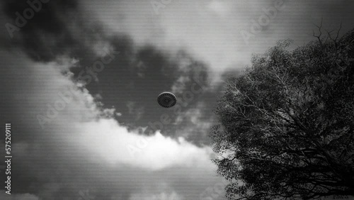 UFO Flying 3D Video Animation
