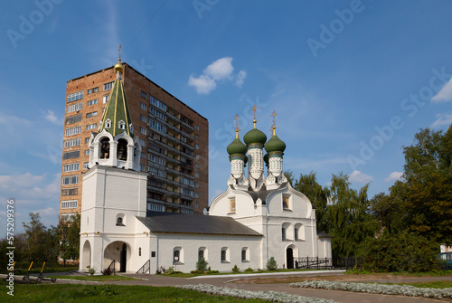 The parish Church of the Assumption of the Mother of God on Ilinskaya Hill in Nizhny Novgorod. Russia photo