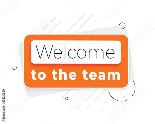 trendy welcome corporate banner for your next business opening