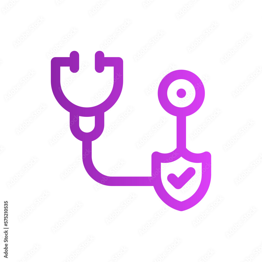 medical insurance gradient icon medical insurance gradient icon