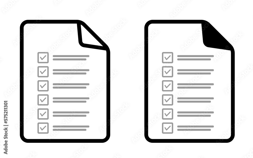 checklist icons set checklist icons set