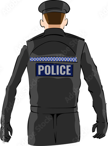 Police png graphic clipart design