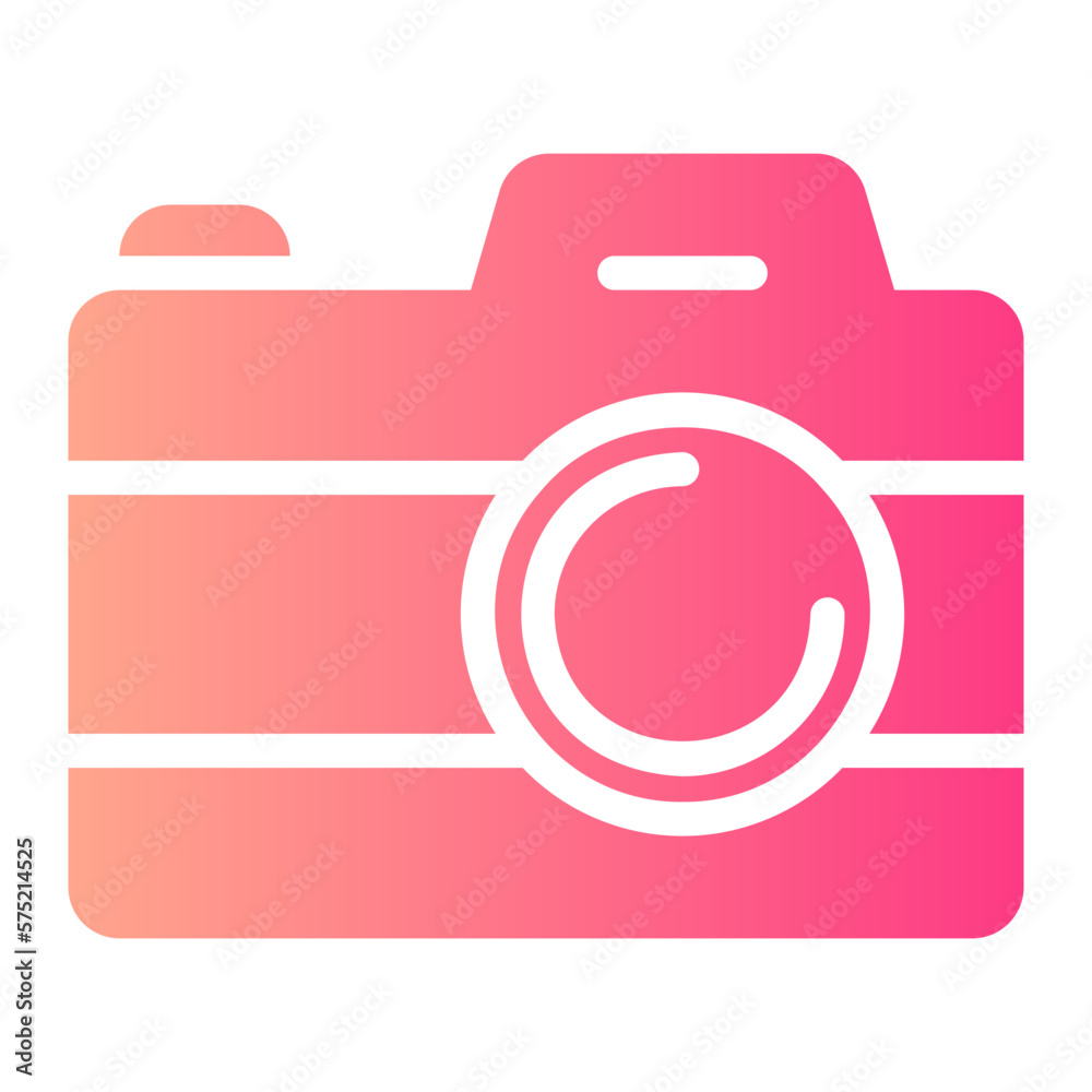 camera gradient icon camera gradient icon