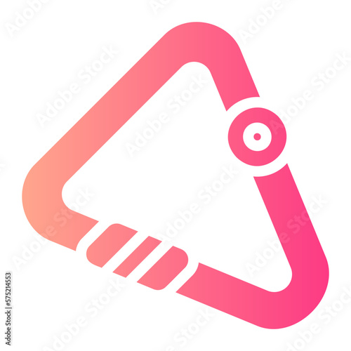 carabiner gradient icon