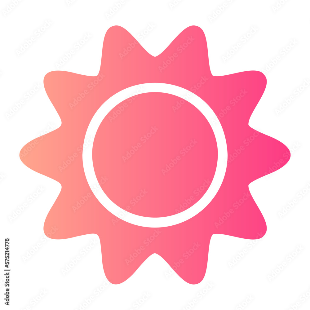 sun gradient icon