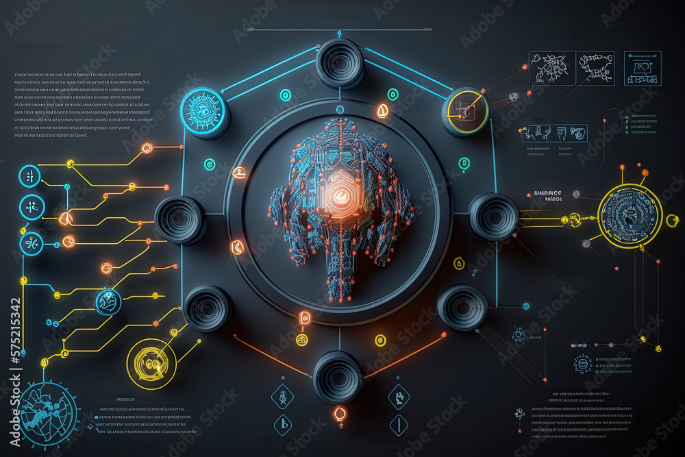 Machine learning technology diagram with artificial intelligence, education, network, technology, programming, artificial, intelligence, machine, deep, learning, modern, business, science, innovation, Machine learning technology diagram with artificial intelligence, education, network, technology, programming, artificial, intelligence, machine, deep, learning, modern, business, science, innovation,