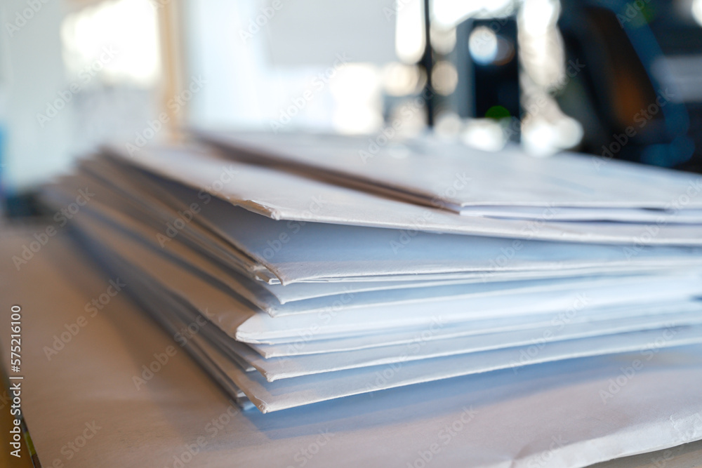 Stack pile of letters in envelopes to read Stack pile of letters in envelopes to read