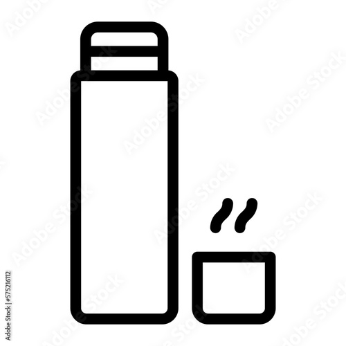 thermos line icon