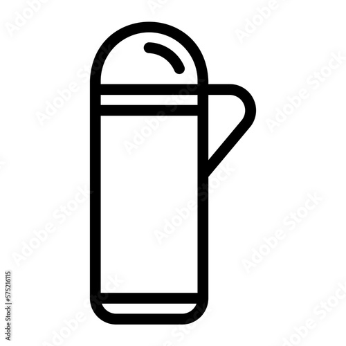 thermos line icon