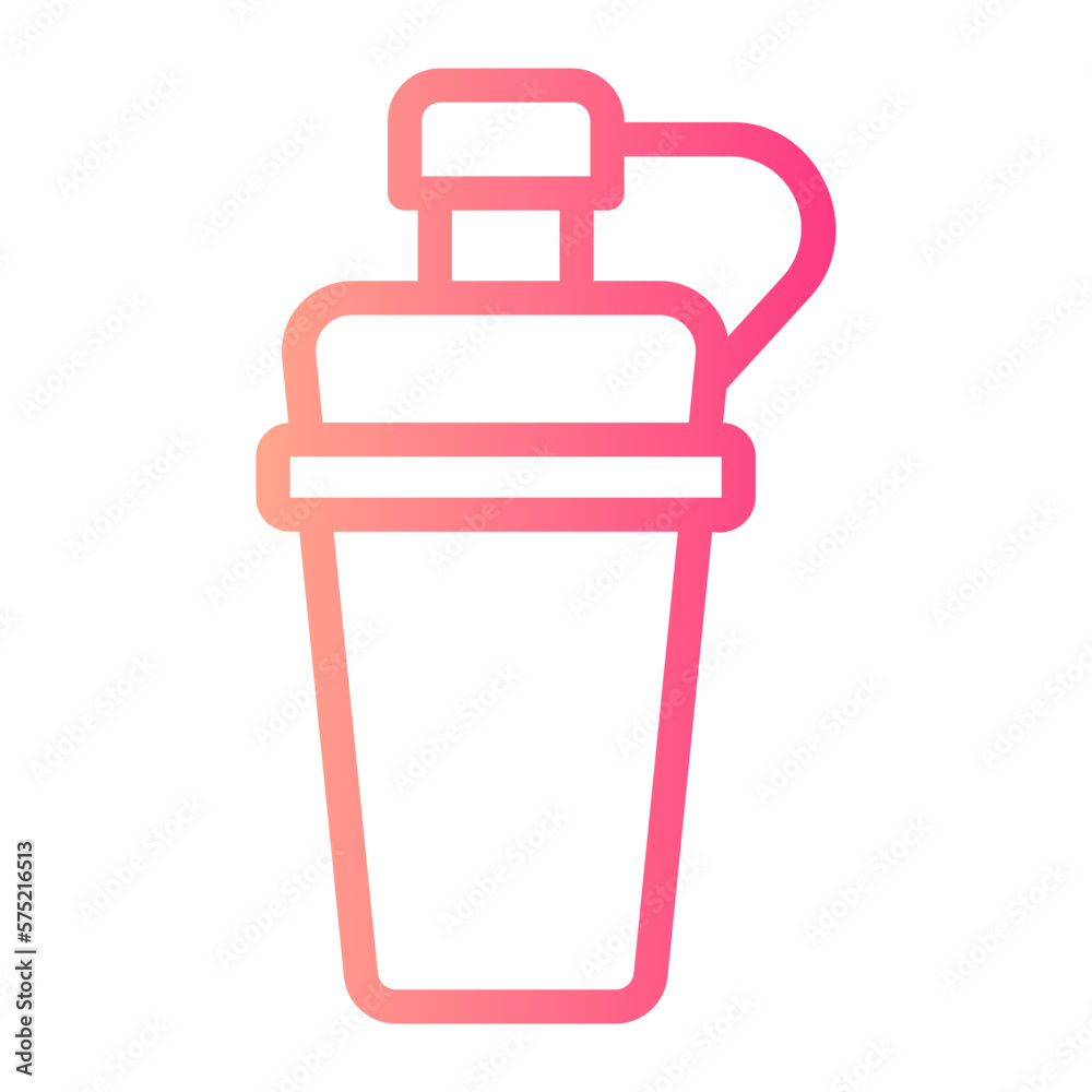 water flask gradient icon water flask gradient icon