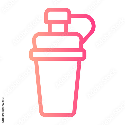 water flask gradient icon