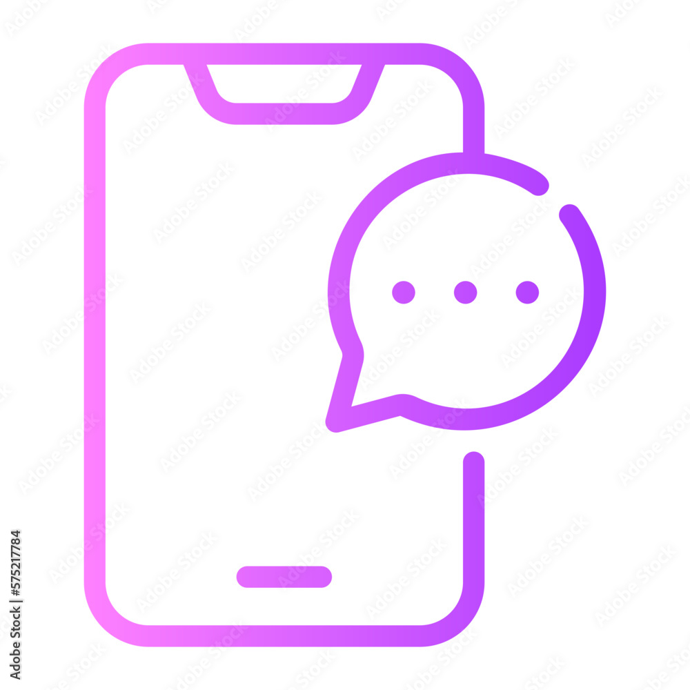 smartphone gradient icon smartphone gradient icon