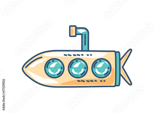 submarine nautical icon